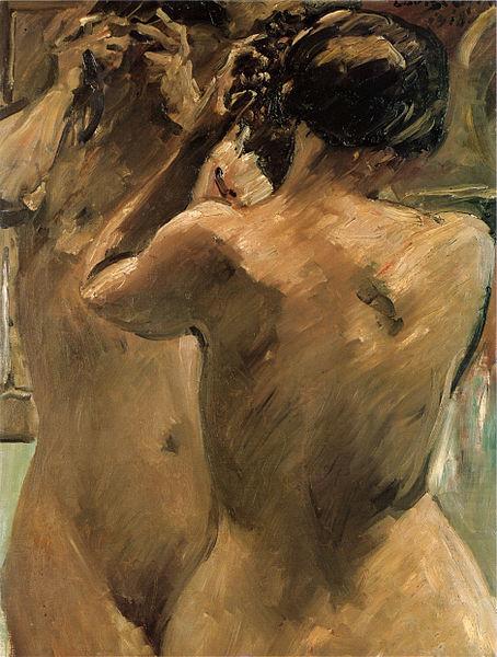 Madchen vor dem Spiegel, Lovis Corinth